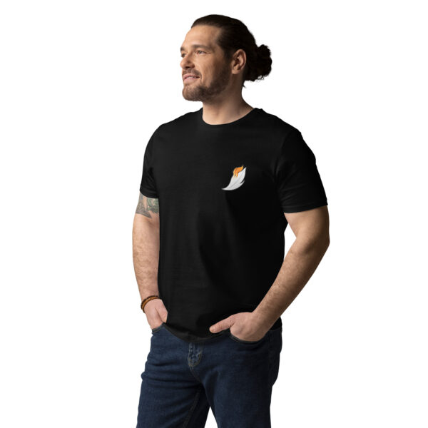 "Poetic Flare" Organic Unisex T-Shirt - Image 4