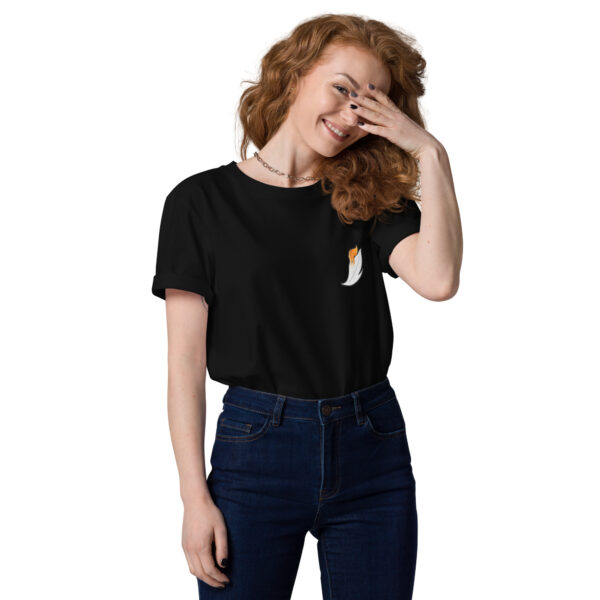 "Poetic Flare" Organic Unisex T-Shirt - Image 5