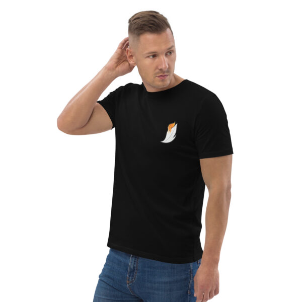 "Poetic Flare" Organic Unisex T-Shirt - Image 3